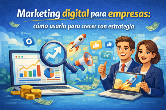 Marketing digital para empresas: cómo usarlo para crecer con estrategia