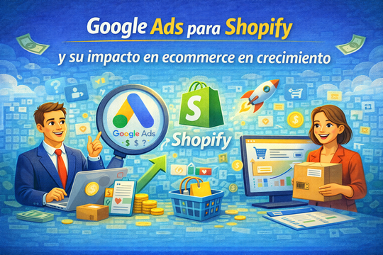 Google Ads para Shopify y su impacto en ecommerce en crecimiento