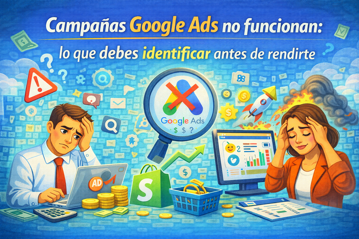 Campañas Google Ads no funcionan: lo que debes identificar antes de rendirte