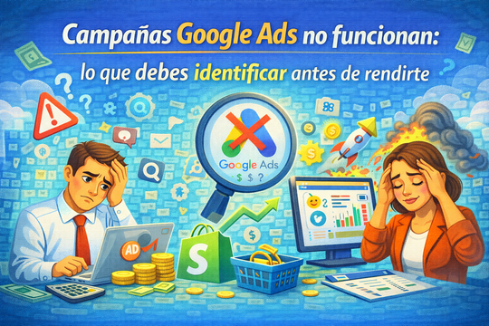 Campañas Google Ads no funcionan: lo que debes identificar antes de rendirte