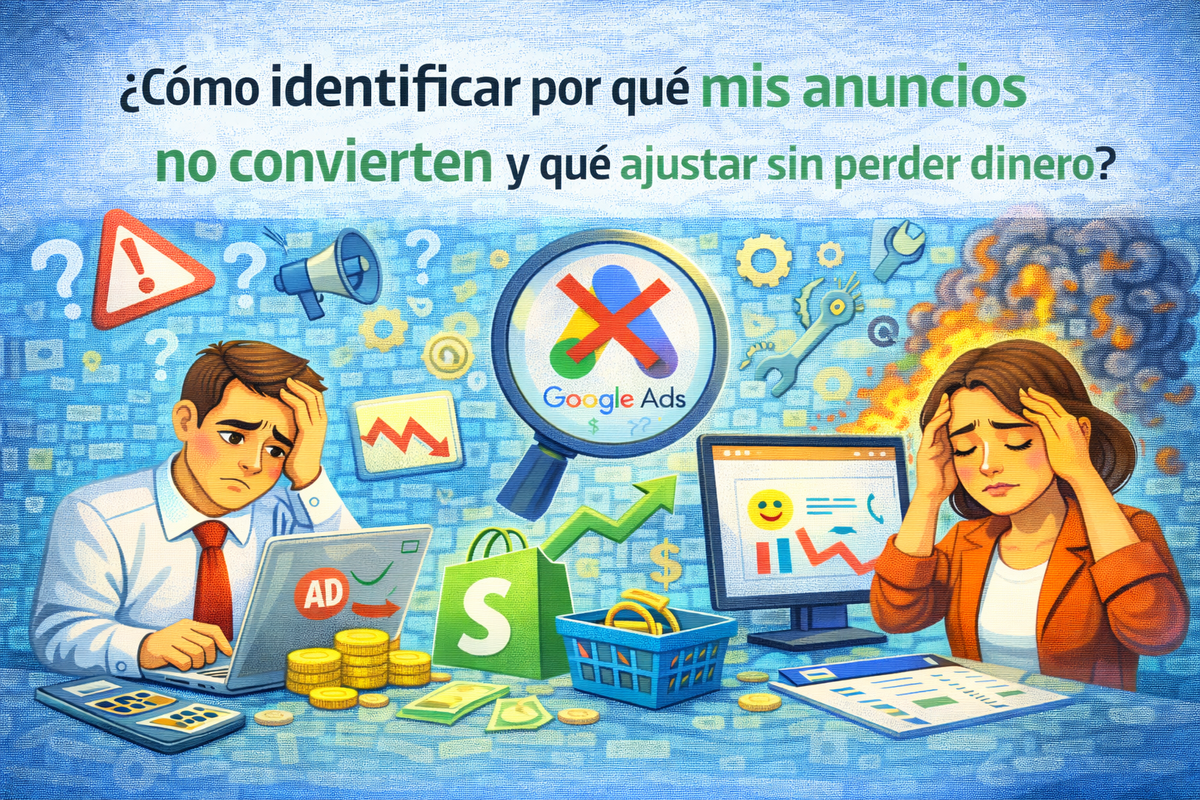 ¿Cómo identificar por qué mis anuncios no convierten y qué ajustar sin perder dinero?