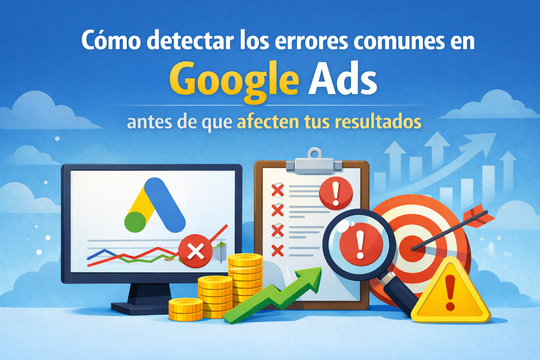 Cómo detectar los errores comunes en Google Ads antes de que afecten tus resultados