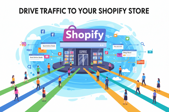 Cómo atraer tráfico a tu tienda Shopify