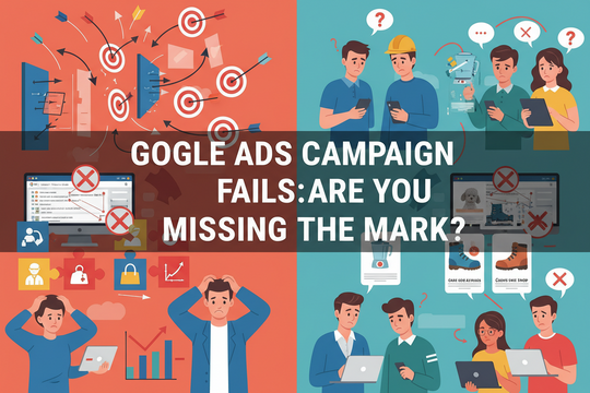 Campañas mal segmentadas en Google Ads