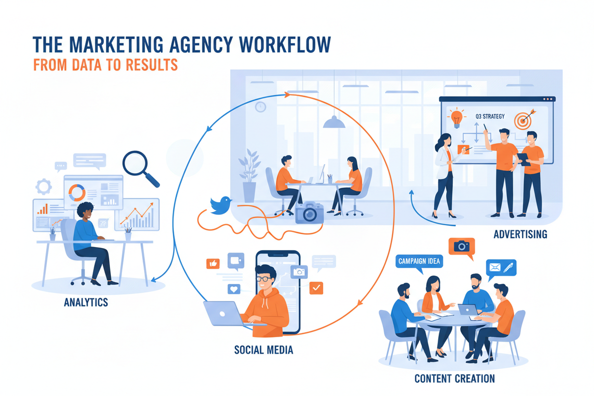 Agencia de marketing digital: cómo funciona y por qué es clave para crecer