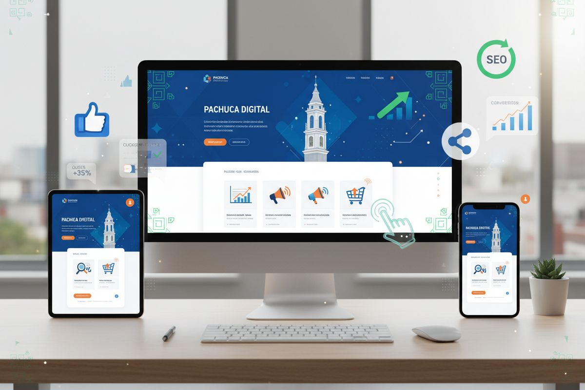 Diseño de páginas web en Pachuca con enfoque comercial