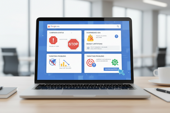 Google Ads no funciona: causas comunes