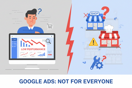 Google Ads no funciona en algunos negocios
