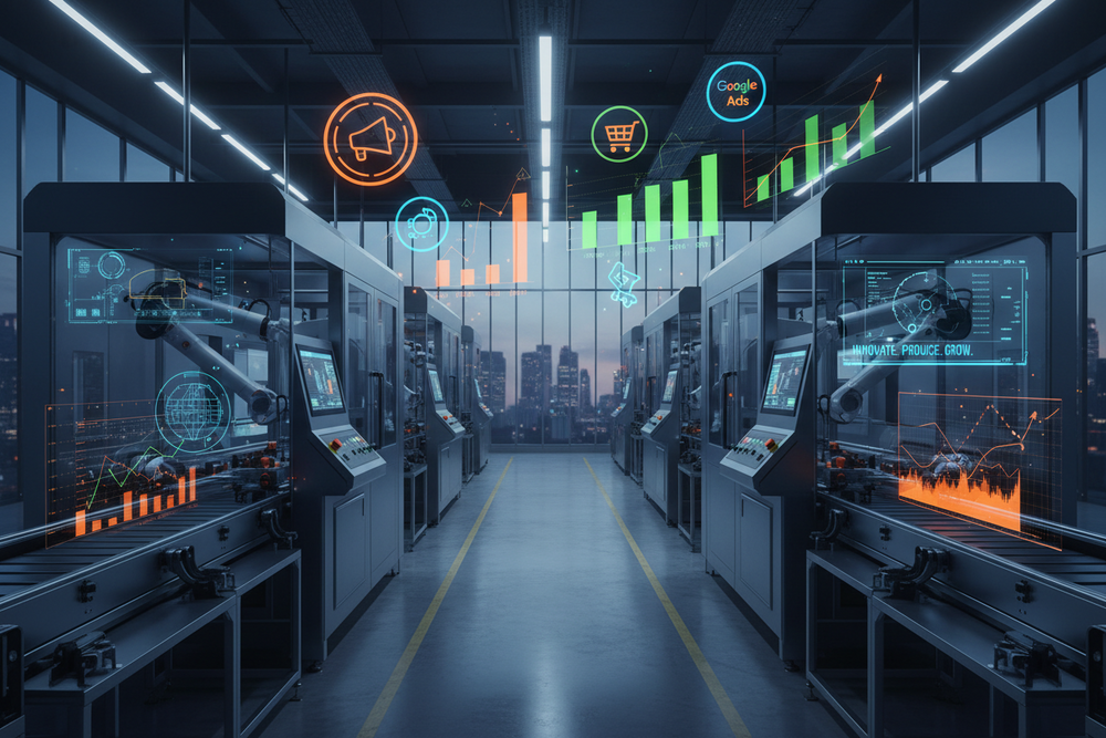 Google Ads para industrias manufactureras