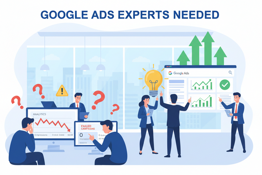 Señales de que necesitas expertos en Google Ads